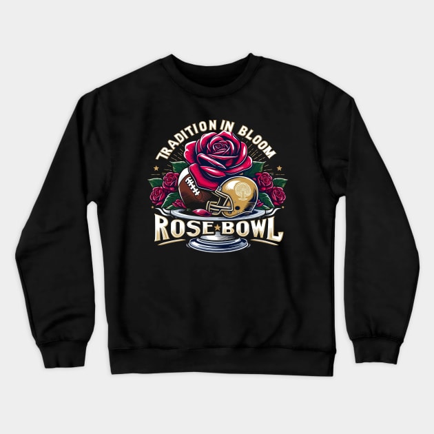 rose bowl Crewneck Sweatshirt by AOAOCreation